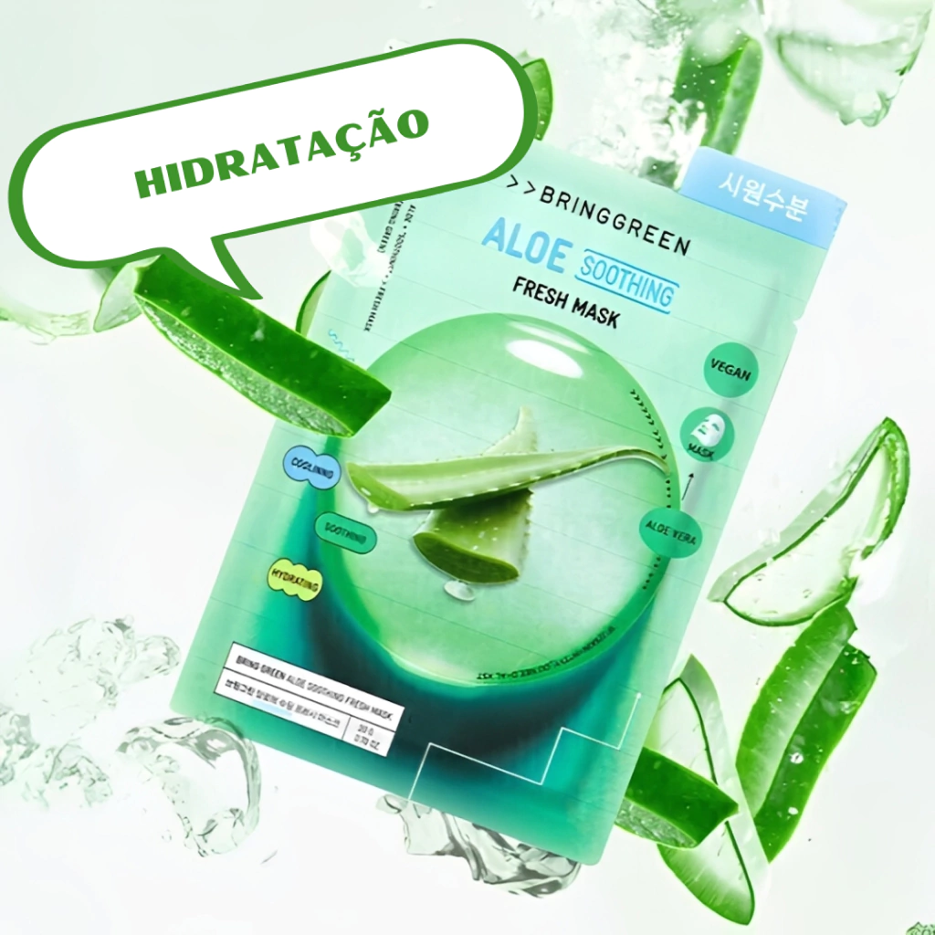Miniatura 4 de BRINGGREEN Máscara Refrescante - (Caixa 10 unidades) 20g x 10