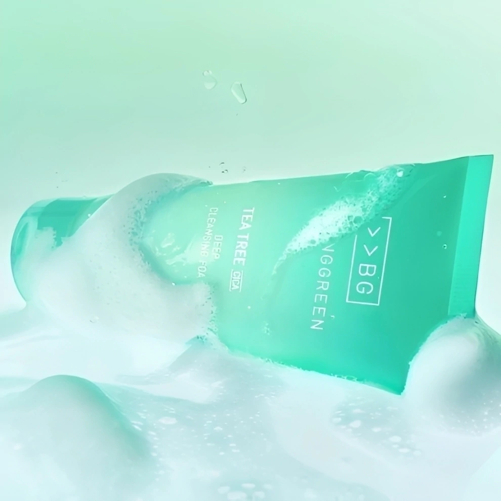 Miniatura 2 de BRINGGREEN Tea Tree Cica Espuma de Limpeza Profunda 120mL
